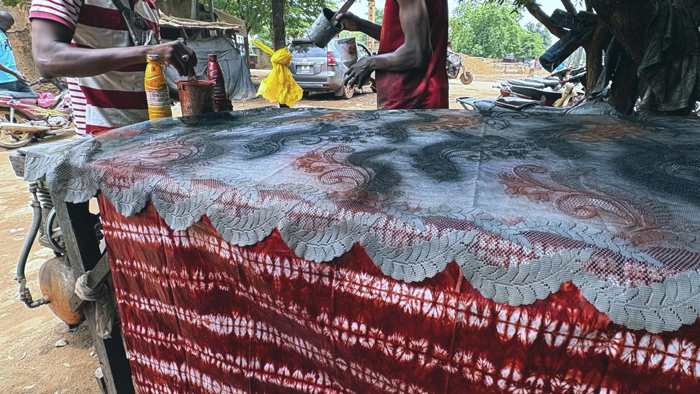 Création d’un motif sur tissu